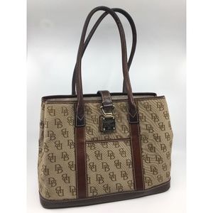 Dooney & Bourke Signature Brown/Tan Tote
